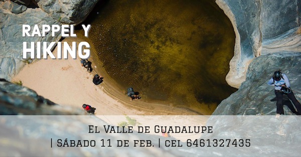 ¡Valle de Guadalupe: rappel y hiking!